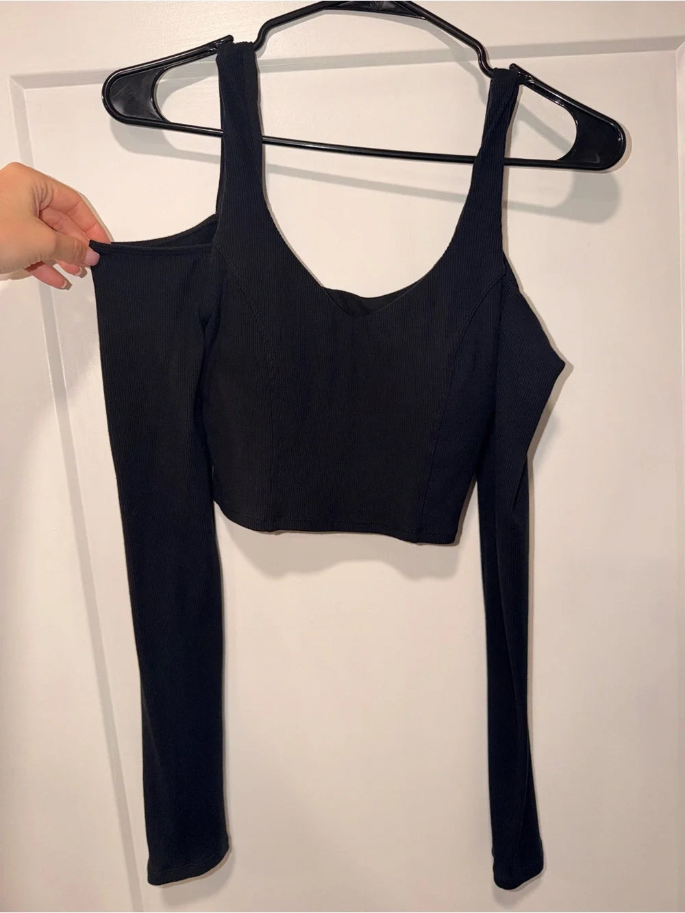 Alo long sleeve off the shoulder